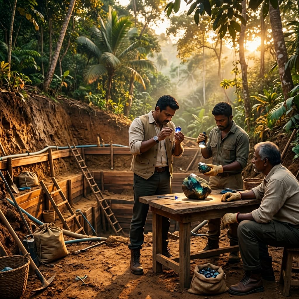 Sri Lankan Gem Mining History